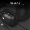 Corsair HS80 RGB USB Premium Gamingheadset met Dolby 7.1 Surround Sound (Microfoon van Uitzendkwaliteit, Oorschelpen van Traagschuim, Hifi-Geluid, Robuuste Constructie) Wit