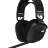 Corsair HS80 RGB WIRELESS Gamingheadset met Ruimtelijke Audio (Lage Latentie, Draadloze compatibiliteit met PS5 en PS4) Zwart & Corsair St100 RGB Premium-headsetstandaard met...