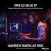 Corsair HS80 RGB WIRELESS Hoogwaardige Gamingheadset met Ruimtelijke Audio (Lage Latentie, Omnidirectionele Microfoon, Batterijduur van wel 20 uur, Draadloze compatibiliteit met...