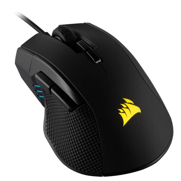 Corsair Ironclaw Rgb, Fps/Moba Gaming Mouse, Black, Backlit Rgb Led, 18000 Dpi, Optical
