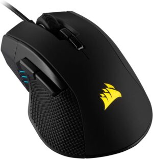 Corsair Ironclaw Rgb, Fps/Moba Gaming Mouse, Black, Backlit Rgb Led, 18000 Dpi, Optical