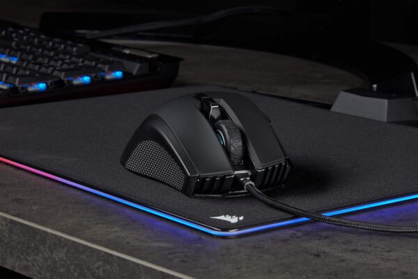 Corsair Ironclaw Rgb, Fps/Moba Gaming Mouse, Black, Backlit Rgb Led, 18000 Dpi, Optical