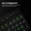 Corsair K100 RGB AIR Wireless Ultra-Thin Mechanical Gaming Keyboard, Cherry ULP Tactile - schwarz, D