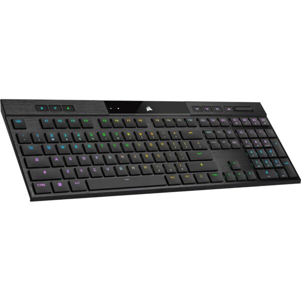 Corsair K100 RGB AIR Wireless Ultra-Thin Mechanical Gaming Keyboard, Cherry ULP Tactile - schwarz, D