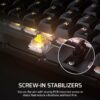 CORSAIR K65 PLUS WIRELESS 75% RGB Hot-Swappable Mechanical Gaming Keyboard – Pre-lubricated Tactile CORSAIR MLX Fusion Switches – Two Layers Noise Reduction – PBT Keycaps –...
