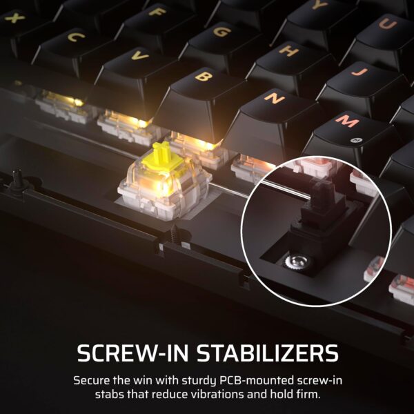 CORSAIR K65 PLUS WIRELESS 75% RGB Hot-Swappable Mechanical Gaming Keyboard – Pre-lubricated Tactile CORSAIR MLX Fusion Switches – Two Layers Noise Reduction – PBT Keycaps –...