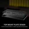 CORSAIR K65 PLUS WIRELESS 75% RGB Hot-Swappable Mechanical Gaming Keyboard – Pre-lubricated Tactile CORSAIR MLX Fusion Switches – Two Layers Noise Reduction – PBT Keycaps –...