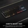 CORSAIR K70 CORE TKL RGB Tenkeyless Mechanical Gaming Keyboard – Pre-Lubricated CORSAIR MLX Red v2-Linear Switches – SOCD – Noise Reduction – ABS Double-Shot Keycaps – QWERTY NA...