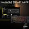 CORSAIR K70 CORE TKL RGB Tenkeyless Mechanical Gaming Keyboard – Pre-Lubricated CORSAIR MLX Red v2-Linear Switches – SOCD – Noise Reduction – ABS Double-Shot Keycaps – QWERTY NA...