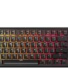 Corsair K70 Core TKL RGB Tenkeyless Mechanical Gaming Keyboard, MLX Red V2, Pre-Lubricated, Acoustic Cushioning, ABS Covers, QWERTY ES - Black