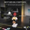Corsair K70 Core TKL RGB Tenkeyless Mechanical Gaming Keyboard, MLX Red V2, Pre-Lubricated, Acoustic Cushioning, ABS Covers, QWERTY ES - Black