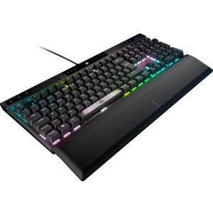 CORSAIR K70 MAX RGB Mechanical Gaming Keyboard, Wired, MGX Switches, Adjustable PBT Double Shot Keycaps, Compatible with iCUE - PC, PS5, PS4, Xbox - QWERTZ DE - Steel Grey