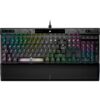 CORSAIR K70 MAX RGB Mechanical Gaming Keyboard, Wired, MGX Switches, Adjustable PBT Double Shot Keycaps, Compatible with iCUE - PC, PS5, PS4, Xbox - QWERTZ DE - Steel Grey