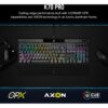 Corsair K70 PRO RGB Mechanical Mechanical Gaming Keyboard - OPX Linear Switch - PBT Double Shot Keys - iCUE Compatible - QWERTZ DE - PC, Xbox - Black