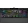Corsair K70 PRO RGB Mechanical Mechanical Gaming Keyboard - OPX Linear Switch - PBT Double Shot Keys - iCUE Compatible - QWERTZ DE - PC, Xbox - Black