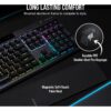Corsair K70 PRO RGB Mechanical Mechanical Gaming Keyboard - OPX Linear Switch - PBT Double Shot Keys - iCUE Compatible - QWERTZ DE - PC, Xbox - Black