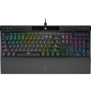 Corsair K70 PRO RGB Mechanical Mechanical Gaming Keyboard - OPX Linear Switch - PBT Double Shot Keys - iCUE Compatible - QWERTZ DE - PC, Xbox - Black