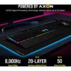 Corsair K70 PRO RGB Mechanical Mechanical Gaming Keyboard - OPX Linear Switch - PBT Double Shot Keys - iCUE Compatible - QWERTZ DE - PC, Xbox - Black