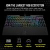 Corsair K70 PRO RGB Mechanical Mechanical Gaming Keyboard - OPX Linear Switch - PBT Double Shot Keys - iCUE Compatible - QWERTZ DE - PC, Xbox - Black
