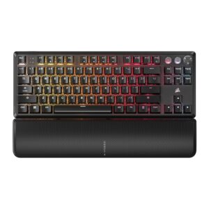 CORSAIR K70 PRO TKL RGB Magnetic-Mechanical Wired Gaming Keyboard – Lubricated with MGX Hyperdrive Adjustable Switches, SOCD and Rapid Trigger, ABS Double-Shot, 8000Hz, QWERTY...