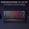 CORSAIR K70 PRO TKL RGB Magnetic-Mechanical Wired Gaming Keyboard – Lubricated with MGX Hyperdrive Adjustable Switches, SOCD and Rapid Trigger, ABS Double-Shot, 8000Hz, QWERTY...