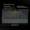 Corsair K70 RGB PRO Wired Mechanical Gaming Keyboard (CHERRY MX RGB Blue Switches: Tactile & Clickable, 8,000Hz Hyperpolling, PBT DOUBLE-SHOT PRO Keycaps, Soft-Touch Palm Rest)...