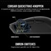 Corsair KATAR ELITE WIRELESS Gaming Mouse - Ultralight, MARKSMAN Optical Sensor with 26,000 DPI, Sub-1ms SLIPSTREAM WIRELESS Connection, Up to 110 Hours Rechargeable Battery...