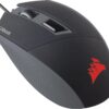 Corsair KATAR Optical Gaming Mouse (Both Hands, LED Backlight, 8000 DPI) Black