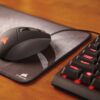 Corsair KATAR Optical Gaming Mouse (Both Hands, LED Backlight, 8000 DPI) Black