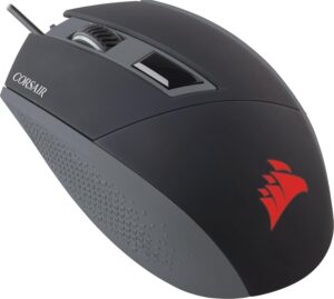 Corsair KATAR Optical Gaming Mouse (Both Hands, LED Backlight, 8000 DPI) Black