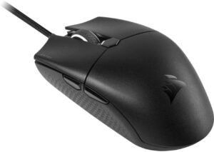 Corsair Katar Pro XT Ultralight Gaming Mouse - 18k DPI PixArt Optical Sensor - RGB Scroll Wheel Lights - 6 Programmable Buttons - Lightweight Paracord Cable, Black