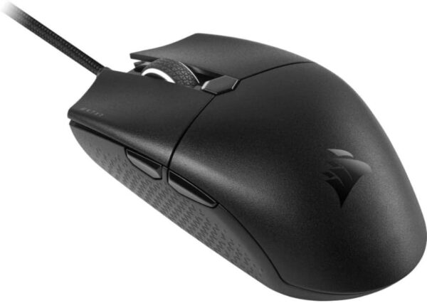 Corsair Katar Pro XT Ultralight Gaming Mouse - 18k DPI PixArt Optical Sensor - RGB Scroll Wheel Lights - 6 Programmable Buttons - Lightweight Paracord Cable, Black