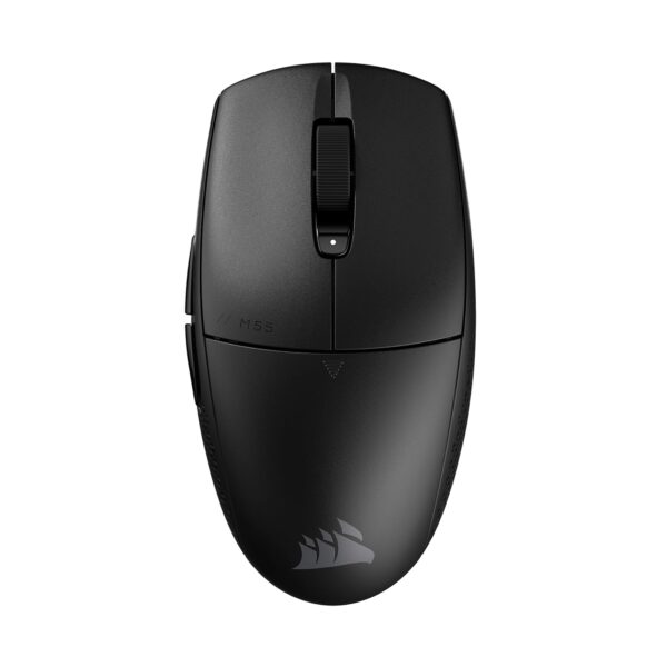 CORSAIR M55 Lightweight Wired FPS Gaming Mouse – 16,000 DPI – Six Programmable Buttons – Profiled Rubber Side Handles – Black