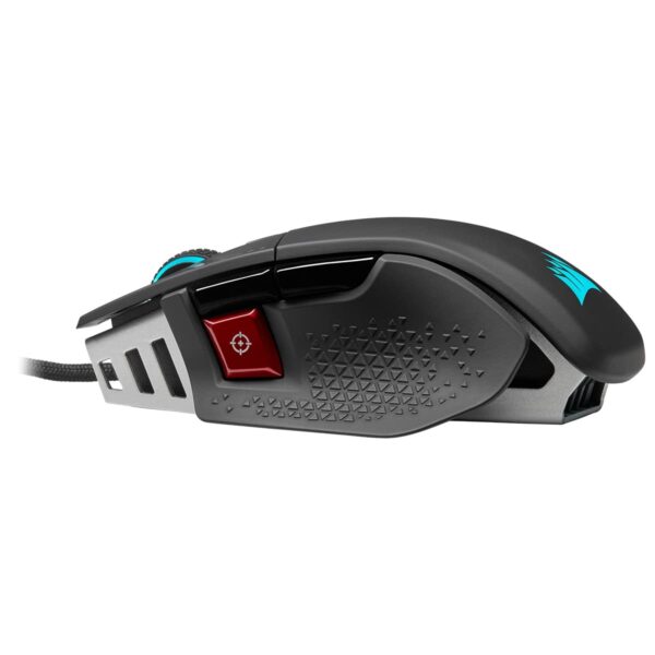 Corsair M65 RGB ULTRA Tunable FPS Gaming Mouse - CORSAIR MARKSMAN 26,000 DPI Optical Sensor, Optical Switches, AXON Hyper-Processing Technology, Tunable Weight System - Black