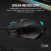 Corsair M65 RGB Ultra Tunable FPS Gaming Mouse Marksman 26,000 DPI Optical Sensor, Optical Switches, AXON Hyper-Processing Technology, Sensor Fusion Control, Tunable Weight...
