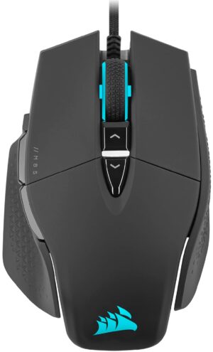 Corsair M65 RGB Ultra Tunable FPS Gaming Mouse Marksman 26,000 DPI Optical Sensor, Optical Switches, AXON Hyper-Processing Technology, Sensor Fusion Control, Tunable Weight...
