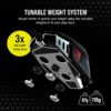 Corsair M65 RGB Ultra Tunable FPS Gaming Mouse Marksman 26,000 DPI Optical Sensor, Optical Switches, AXON Hyper-Processing Technology, Sensor Fusion Control, Tunable Weight...
