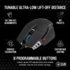 Corsair M65 RGB Ultra Tunable FPS Gaming Mouse Marksman 26,000 DPI Optical Sensor, Optical Switches, AXON Hyper-Processing Technology, Sensor Fusion Control, Tunable Weight...