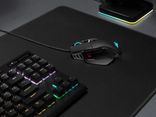 Corsair M65 RGB Ultra Tunable FPS Gaming Mouse Marksman 26,000 DPI Optical Sensor, Optical Switches, AXON Hyper-Processing Technology, Sensor Fusion Control, Tunable Weight...