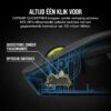 CORSAIR M75 AIR WIRELESS Ultra Lightweight Gaming Mouse – 2.4GHz & Bluetooth – 26,000 DPI – Up to 100 Hours Battery - iCUE Compatible - Black