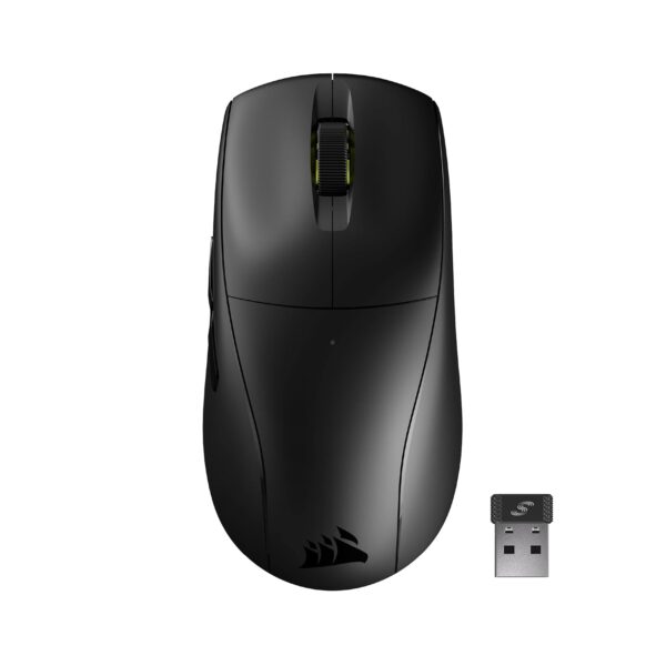 CORSAIR M75 AIR WIRELESS Ultra Lightweight Gaming Mouse – 2.4GHz & Bluetooth – 26,000 DPI – Up to 100 Hours Battery - iCUE Compatible - Black