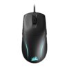 Corsair M75 Wired RGB Lightweight FPS Gaming Mouse - 26,000 DPI - Interchangeable Side Buttons - PC - Black