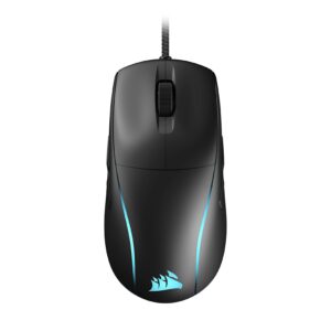 Corsair M75 Wired RGB Lightweight FPS Gaming Mouse - 26,000 DPI - Interchangeable Side Buttons - PC - Black