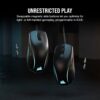 Corsair M75 Wired RGB Lightweight FPS Gaming Mouse - 26,000 DPI - Interchangeable Side Buttons - PC - Black