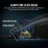 Corsair M75 Wired RGB Lightweight FPS Gaming Mouse - 26,000 DPI - Interchangeable Side Buttons - PC - Black