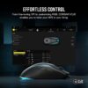 Corsair M75 Wired RGB Lightweight FPS Gaming Mouse - 26,000 DPI - Interchangeable Side Buttons - PC - Black