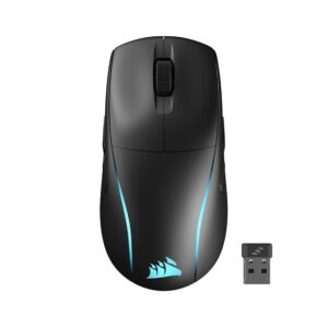 CORSAIR M75 WIRELESS RGB Lightweight FPS Gaming Mouse – 26,000 DPI – Interchangeable Side Buttons – iCUE Compatible – PC – Black