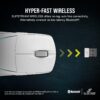 Corsair M75 Wireless RGB Lightweight FPS Gaming Mouse – 26,000 DPI – Interchangeable Side Buttons – iCUE Compatible – PC – White