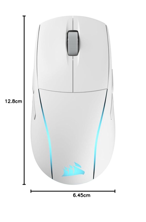 CORSAIR M75 Wireless RGB Ultra Lightweight Ambidexter FPS Gaming Mouse - 2.4GHz Wireless, Bluetooth, USB - High Battery Life - 26,000 DPI - Interchangeable Side Buttons - iCUE...