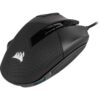 Corsair NIGHTSWORD RGB Gaming Mouse For FPS, MOBA - 18,000 DPI - 10 Programmable Buttons - Weight System - iCUE Compatible - Black
